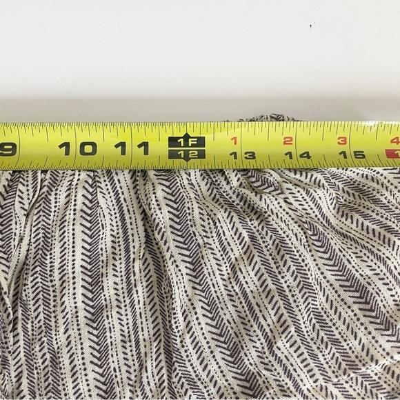 Anthropologie Promesa Size L Strapless Mini Dress Romper Ruching Cream Gray - Picture 9 of 13